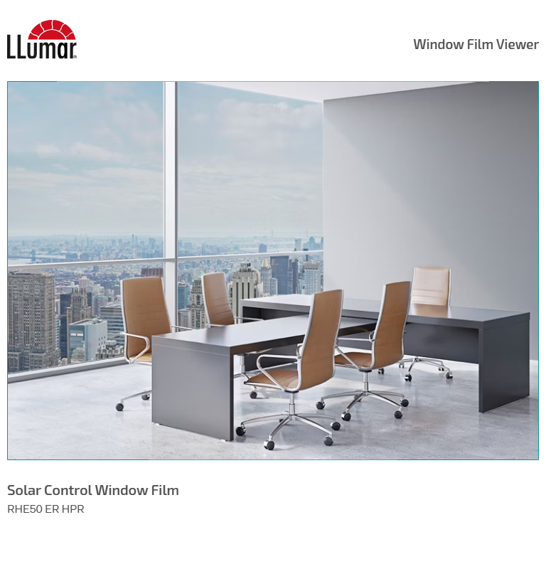 De officiële distributeur van LLumar 4 LLumar RHE 50 SI ER HPR