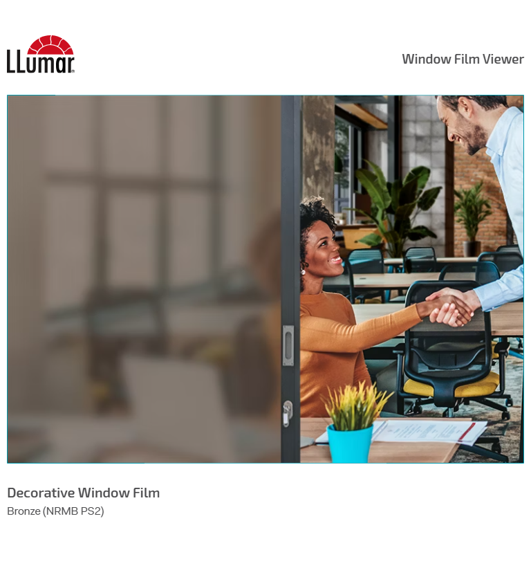 LLumar NRM B PS 2 – Privacy Bronze Matte 1 LLumar NRM B PS 2