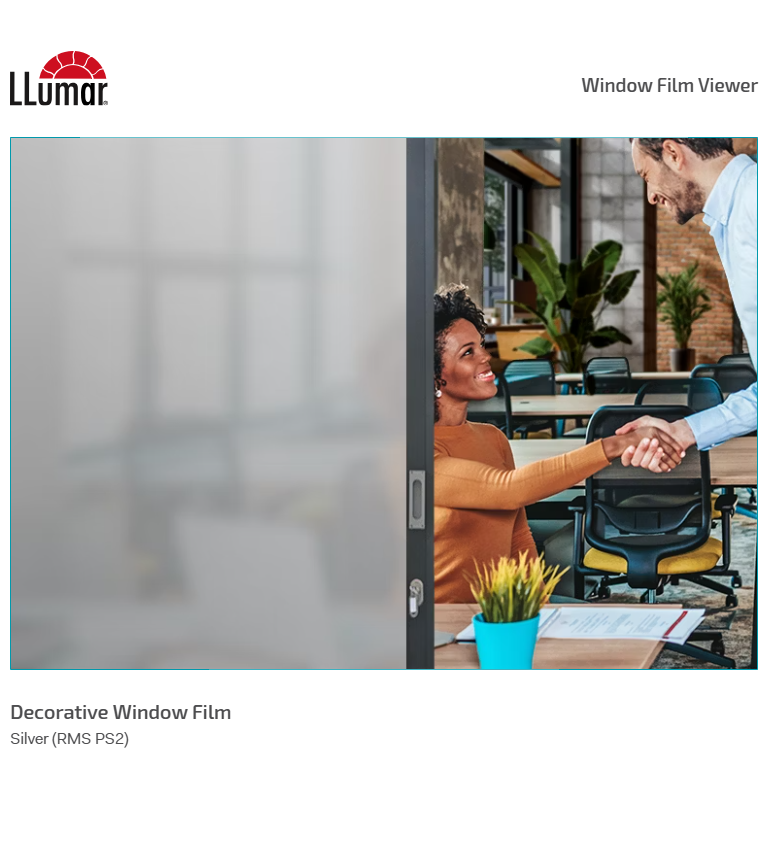 LLumar RM PS 2 – Privacy Silver Matte 1 LLumar RM PS 2
